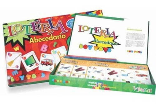 Lotería Letras Abecedario Boy Toys Juguete Juego