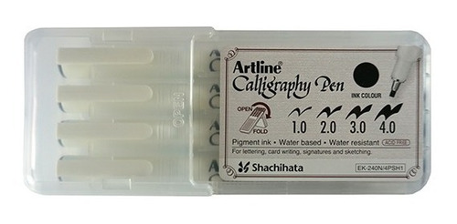Marcadores Para Caligrafía Artline Set De 1mm-2mm-3mm-4mm