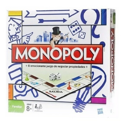 Monopoly Popular Juego De Mesa Negocios Hasbro 840 Educ Full