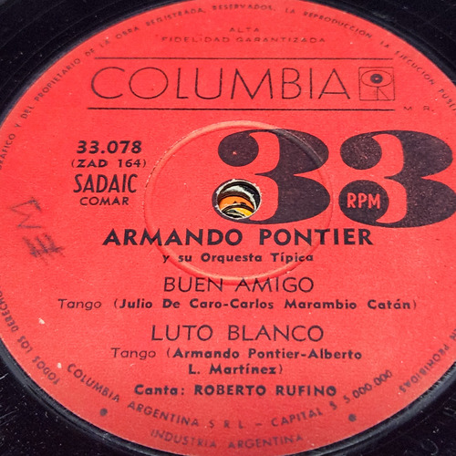 Simple Armando Pontier Roberto Rufino Columbia C8