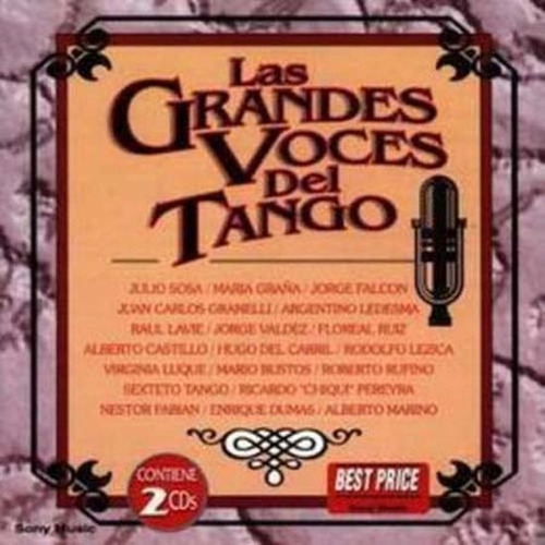 Cd - Las Grandes Voces Del Tango (2 Cd) - Varios Interpretes