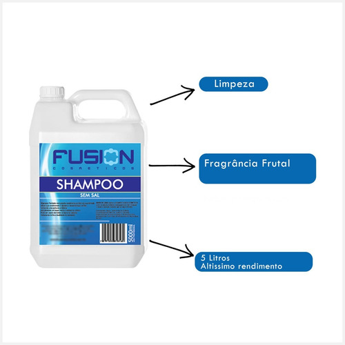 Kit 2 Shampoo De Galão 5 Litros - Super Rendimento!