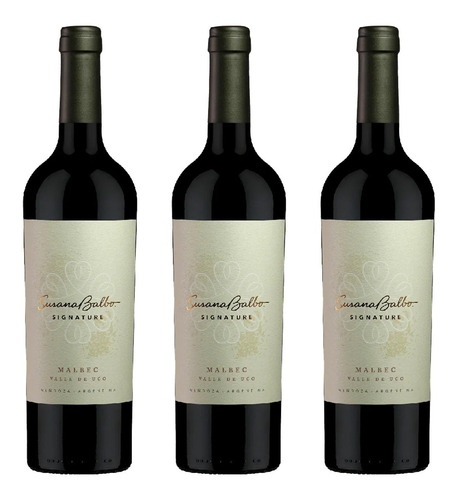 Vino Susana Balbo Signature Malbec Paraje Altamira X 3 Unid.