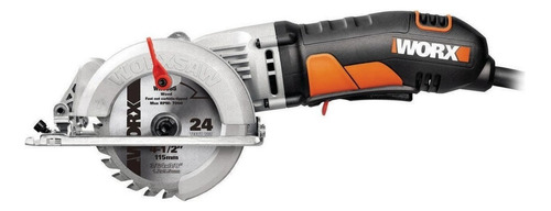 Serra Circular Worxsaw 400w Wx429 Worx + Serra/guia 220v Cor Preto/Laranja Frequência 50 Hz 230V - 240V