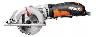 Serra Circular Worxsaw 400w Wx429 Worx + Serra/guia 220v Cor Preto/Laranja Frequência 50 Hz 230V - 240V