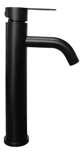 Mezcladora De Baño Arenci Cisne 18 Neg Bfcr Color Negra Y Acabado Mate