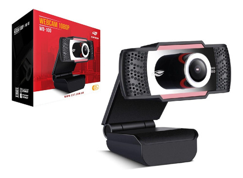Webcam Full Hd 1080p C3tech Wb-100bk 