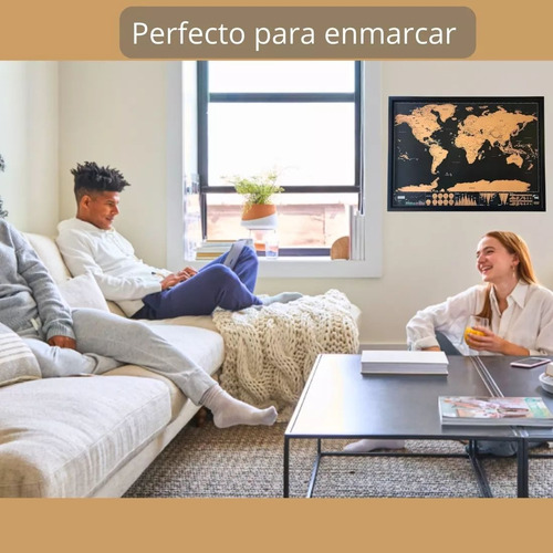 Mapa Para Raspar Scratch Map Deluxe Edition 82x59cm Raspable