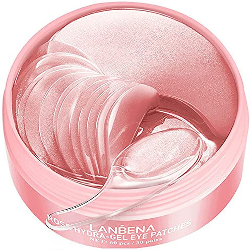 Parches De Ojos Rosa Hidratante-gel De La Máscara De Jjq9l