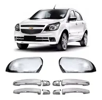 Comprar Kit Apliques Cromados Manijas + Espejos  Chevrolet Agile