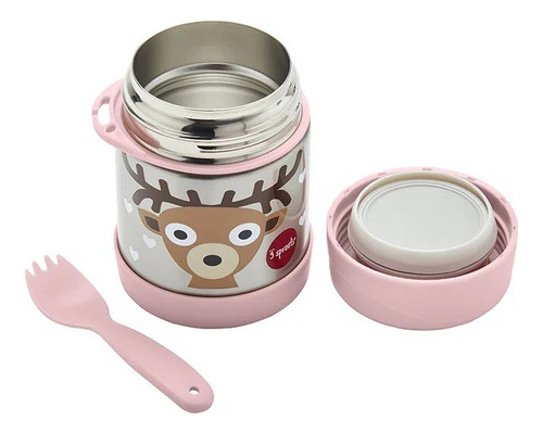 Pote Térmico Inox Com Talher - Alce - 3 Sprouts