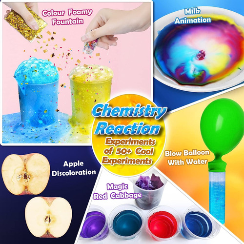 Set Ciencias Educativo 50 Experimentos Para Niños +4 Años