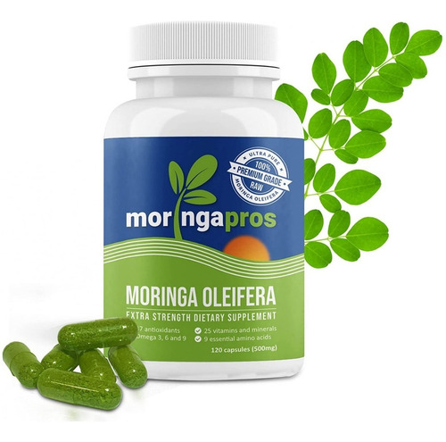 Moringa Pros 500 Mg 120 Capsuls - Unidad a $2644