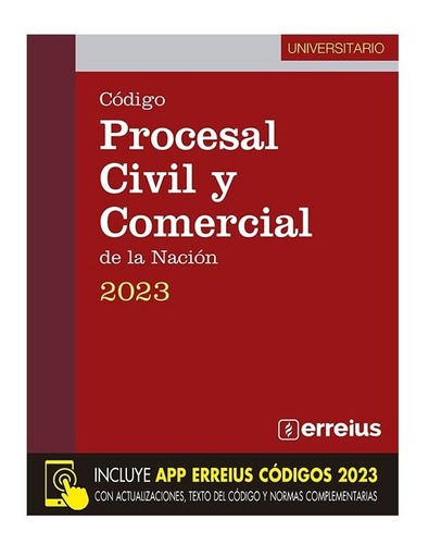 Codigo Procesal Civil Comercial De La Nacion 2023 - Libro 
