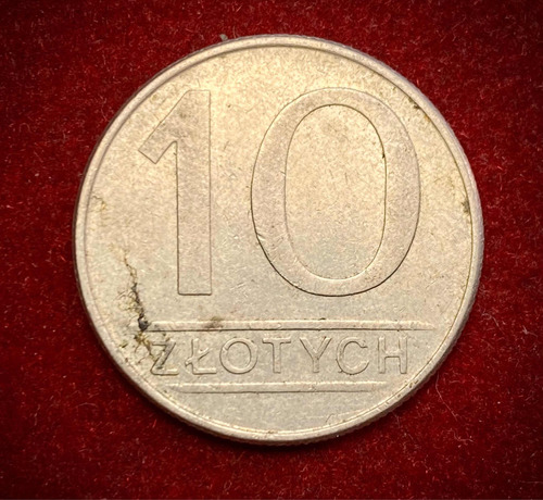 Moneda 10 Zlotych Polonia 1986 Y 152.1