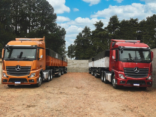 Imagem 3 de 9 de Conjunto Mercedes Actros 2651 + Rodotrem Basculante 0km Aizi