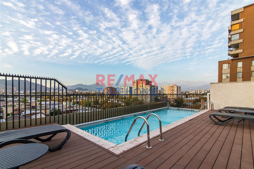 Departamento En Venta De 2 Dorm. En Ñuñoa Vista Panoramica