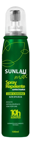 Spray Repelente Contra Insetos Pernilongos Dengue Sunlau Ica