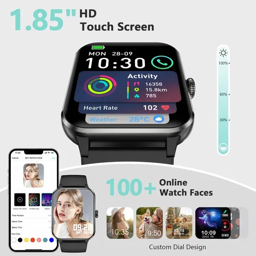 Reloj Inteligente Blackview 2025 Con Monitor De Frecuencia C