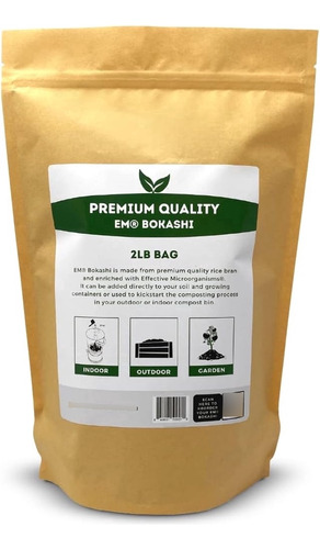 Em - Salvado Bokashi Premium, Acelerador De Compost, Mezcla 