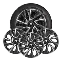 Comprar Jogo 4 Calotas Esportivas Aro 14 Ds4 Black Silver Peugeot