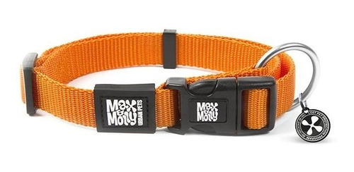 Collar Perro Smart Id Xs De 1 A 7 Kg Pure Orange Max & Molly