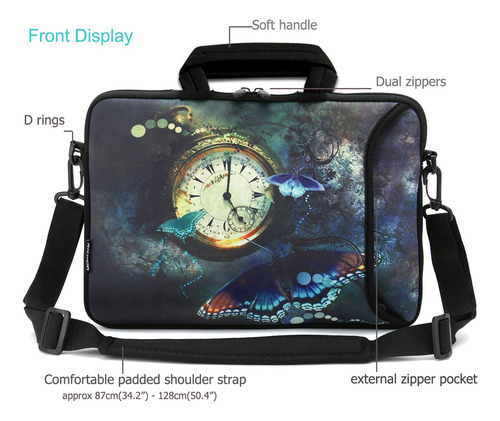 Bolso De Hombro Para Laptop De 14 A 15.6 Pulgadas Con