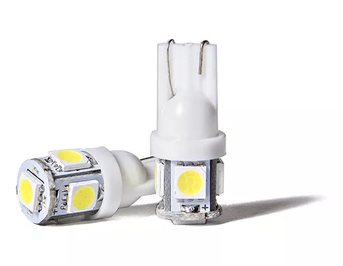 Lampara T10 Posicion Led 5 Led W5w Muelita El Par 24v Camion