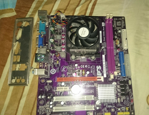 Mainboard Ecs Geforce6100pm-m2 + Amd Dual Core + Cooler Ok