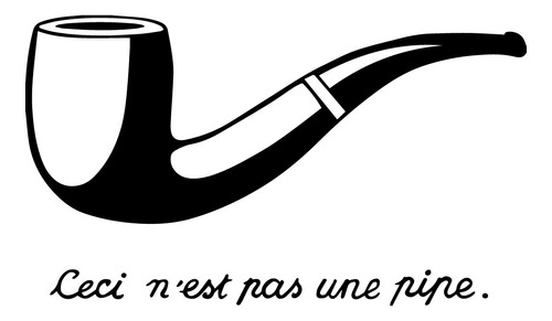 Bondai Vinilos Decorativos Arte Pipa Magritte Frances