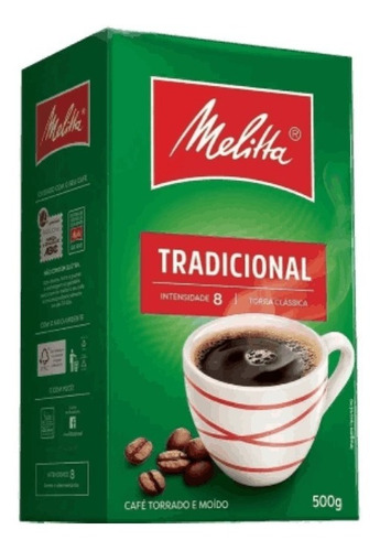 Cafe Molido Melitta Tradicional 500g Importado De Brasil