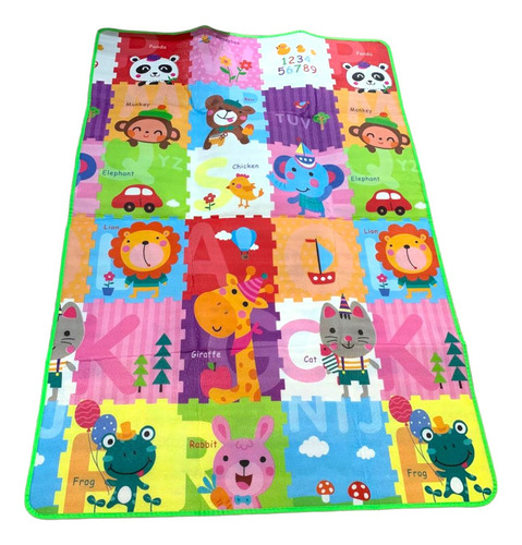 Tapetes De Juego Plegable Para Bebés 100x180cm Reversible