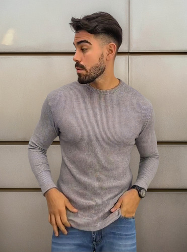 Sweater Buzo De Lana Tejido Hombre Moda Calidad