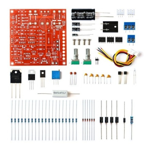 Kit Fonte Ajustavel Regulavel Dc 0-30v 3a Para Montar