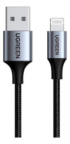 Cabo De Dados Ugreen 60158 Compatível Com iPhone Mfi 2m