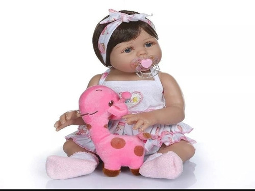 Bebé Reborn Muñeca Silicona De Cuerpo Completo 48cm Usada (Usado)