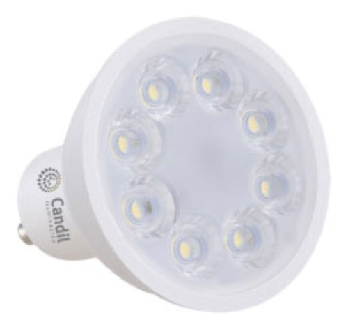 Pack X 10 Lamparas Dicroicas Focos Led 7w Gu10 220v Marca: Candil 3000k/6500k Luz Calida O Fria