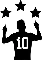 Comprar Calco Messi 10 Festejo Plotter Vinilo Sticker