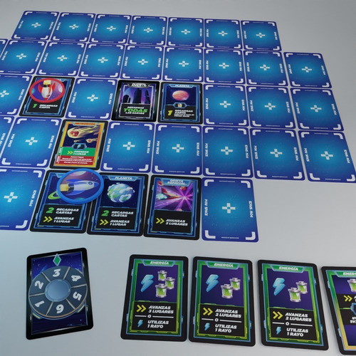 Imagen 5 de 6 de Pow Space Juego De Mesa Portátil