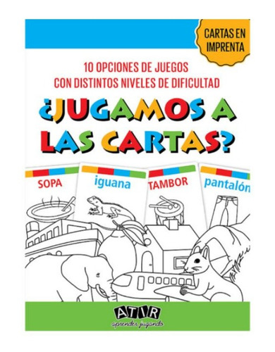 Jugamos A Las Cartas: Imprenta Juego De Cartas Didácticas