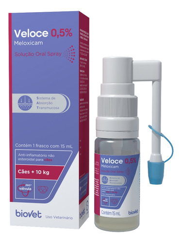 Veloce 0,5% 15ml - Solução Oral - Meloxicam 0,5g