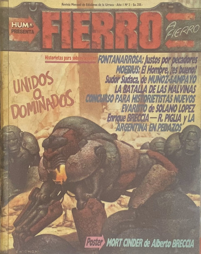 Fierro Nº 3 Revista Historietas, 1era Época Fontanarrosa Ej2