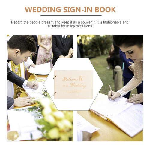 Libro De Visitas, Minilibro De Autógrafos Para Bodas