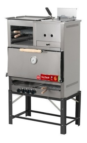 Horno Pizzero Sol Real 8 Moldes Multiple Freidora Tostador