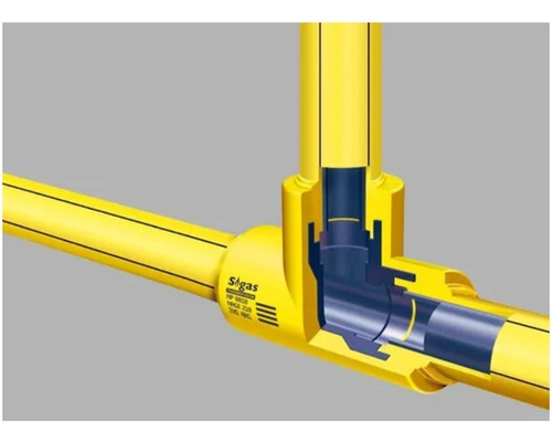 Llaves De Paso Gas Termofusion Sigas 20mm Con Campana
