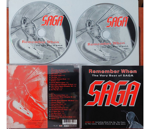 Saga  Remember When, The Very Best Of  2 Cds 