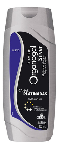 Shampoo Grisi Organogal Silver Canas Platinadas 400ml