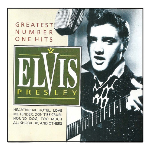 Cd Elvis Presley -  Greatest Number One Hits (importado)