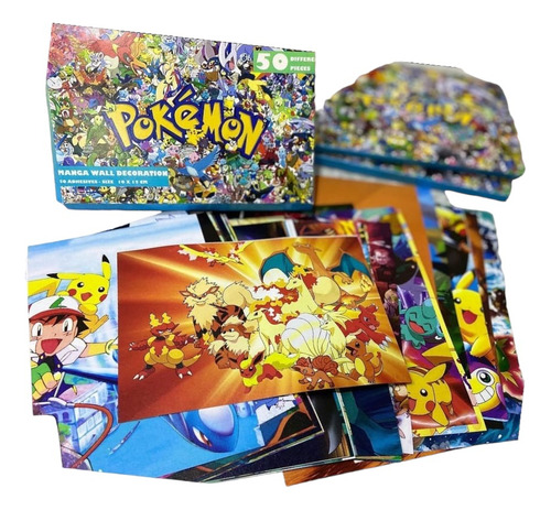 Set Sticker Pokemon Decorativo