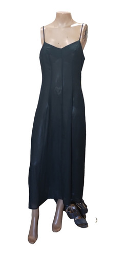 Vestido Negro Largo Michael Matisse Mujer